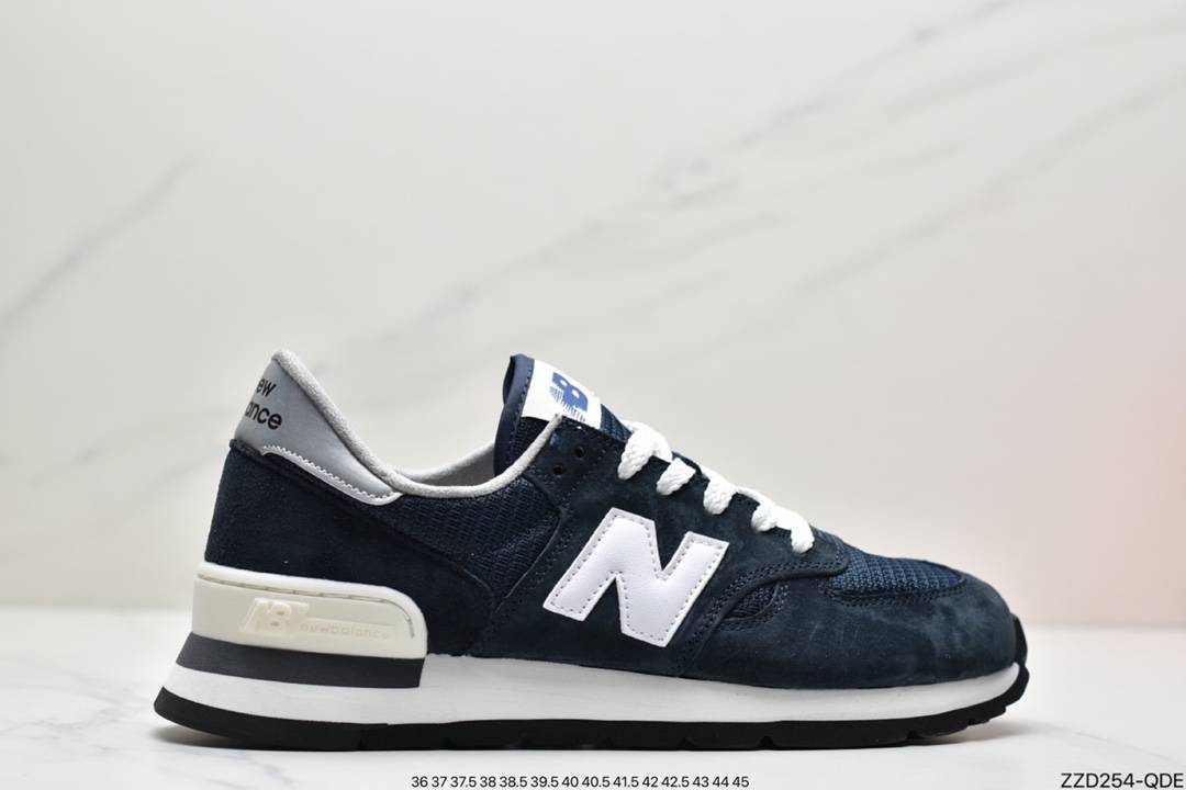 NB新百伦New Balance Made in USA 990V2高端美产系列经典复古休闲运动慢跑鞋“元祖灰红标”