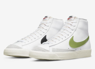 Nike Blazer Mid’77搭配交替Swoosh标志