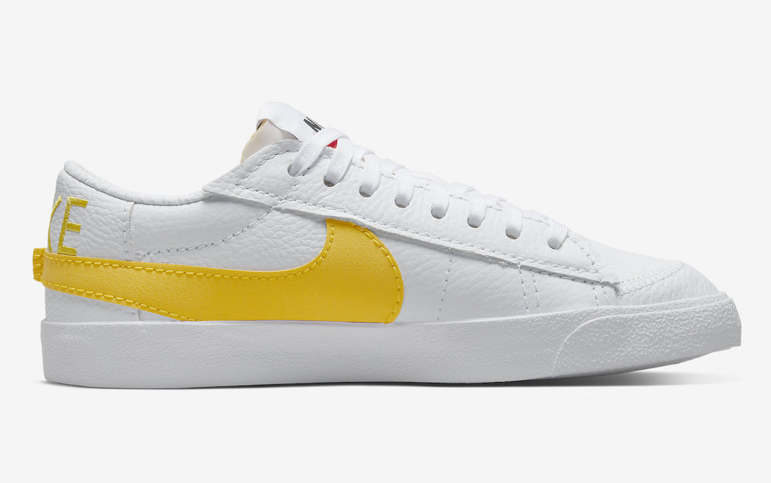 Nike Blazer Low Jumbo白黄DV3506-100发布日期