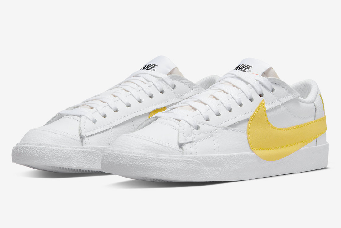 Nike Blazer Low Jumbo白黄DV3506-100发布日期