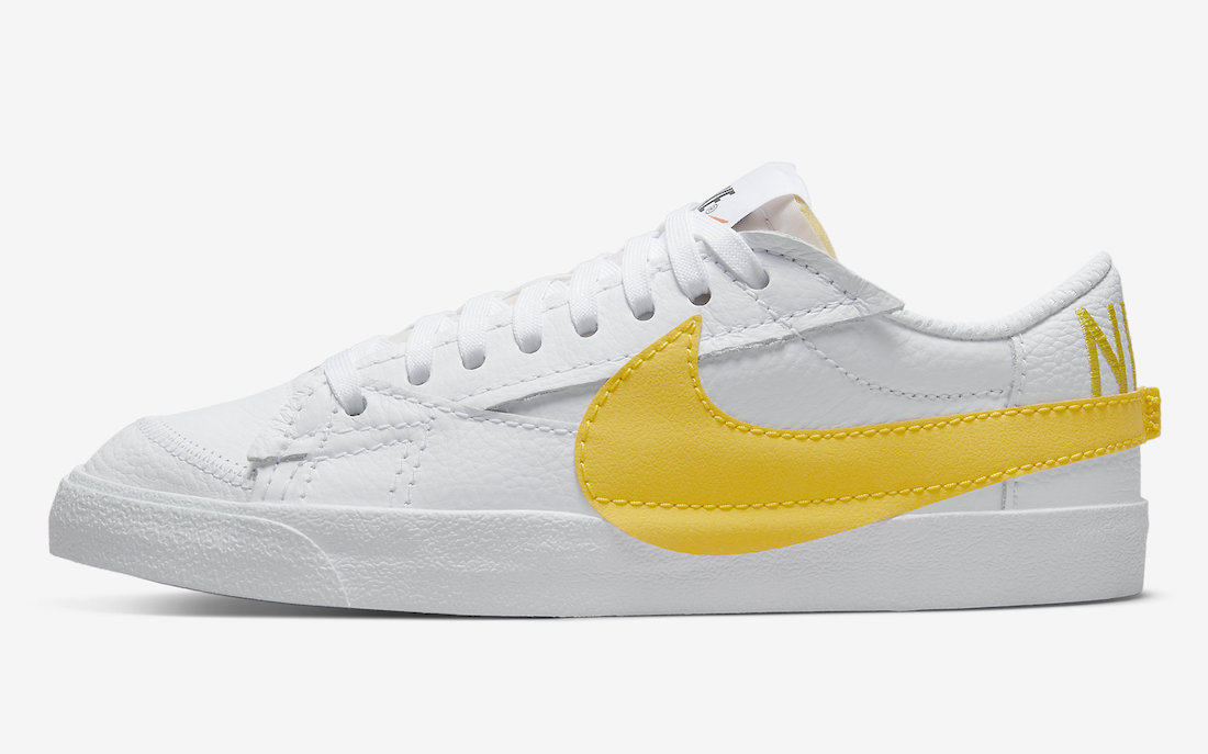 Nike Blazer Low Jumbo白黄DV3506-100发布日期