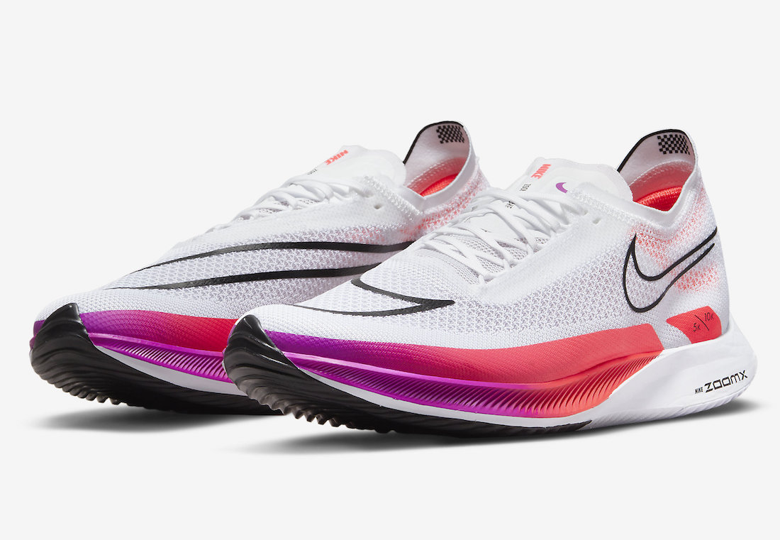 Nike ZoomX Streakfly White Flash深红超紫黑色DJ6566-100发布日期