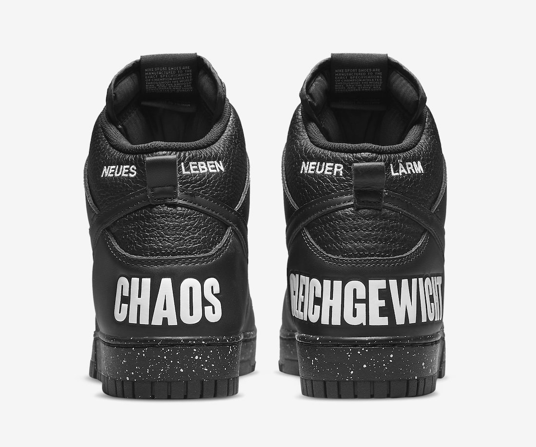 卧底Nike Dunk High Chaos Black DQ4121-001发布日期
