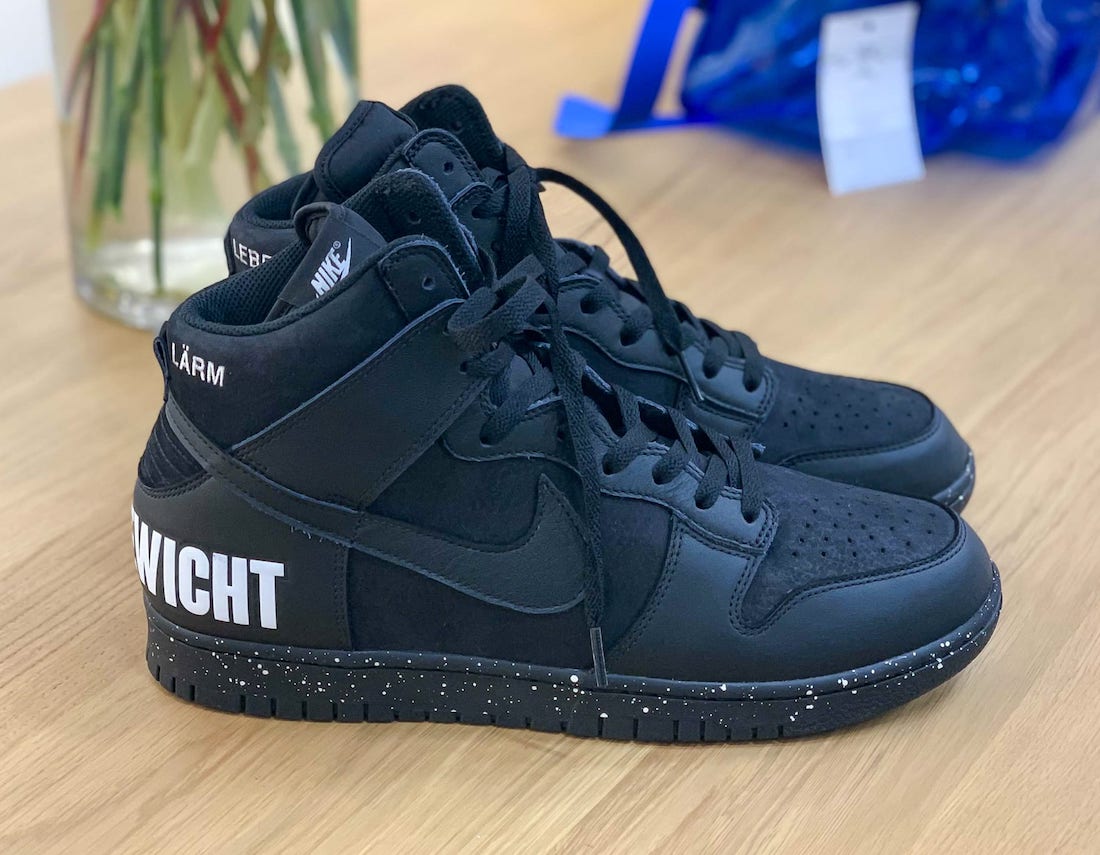 卧底Nike Dunk High Chaos Black发布日期