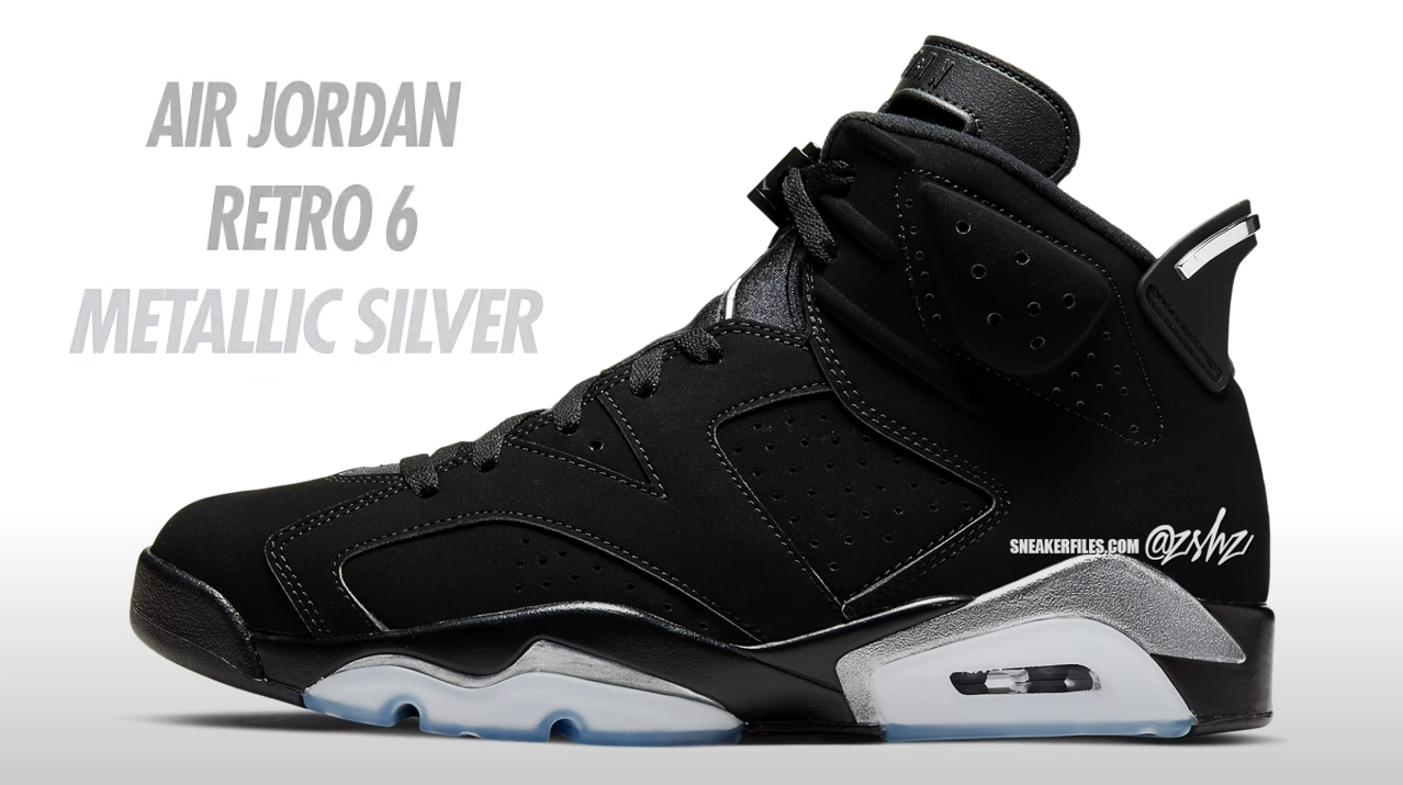 Air Jordan 6金属银2022