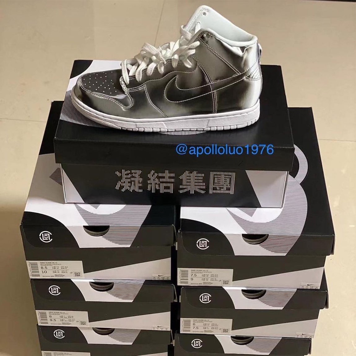 Clot Nike Dunk High DH4444-900脚部发布日期