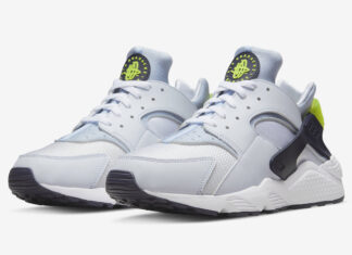 这款Nike Air Huarache以伏特的触感为亮点