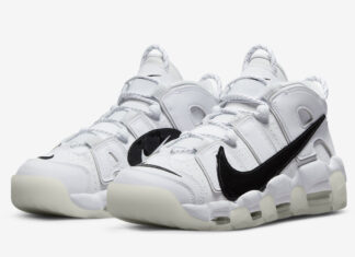 Nike Air More Uptempo“复制粘贴”以白色显示