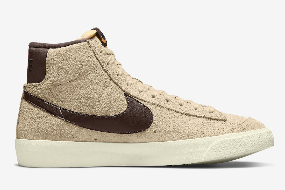 Nike Blazer Mid PRM棕色翻毛皮DM0178-200发布日期