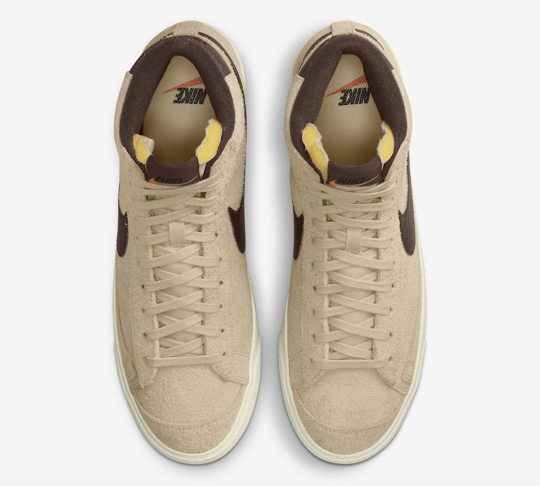 Nike Blazer Mid PRM棕色翻毛皮DM0178-200发布日期