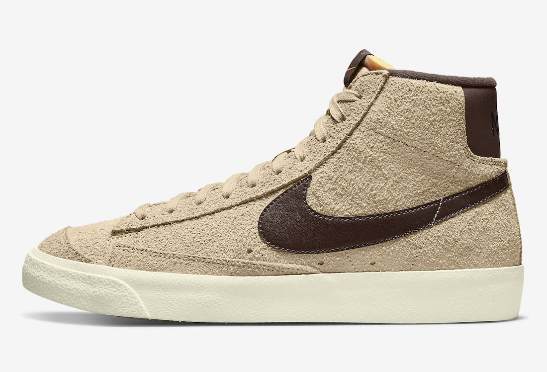 Nike Blazer Mid PRM棕色翻毛皮DM0178-200发布日期