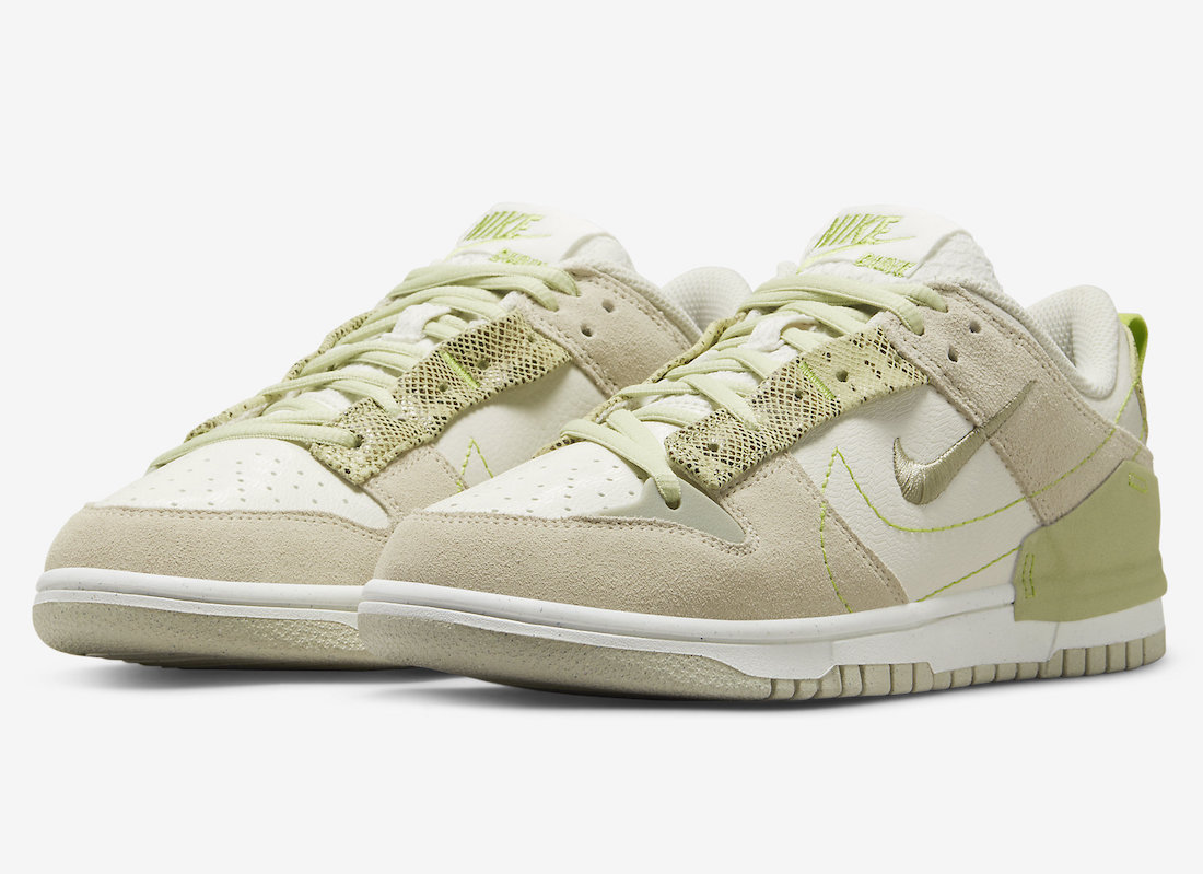 Nike Dunk Low Disrupt 2 Green Snake DV3206-001发布日期