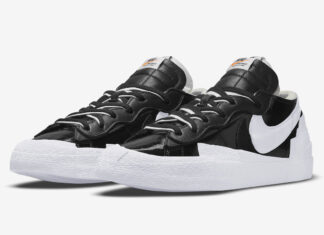 Sacai x Nike Blazer Low“黑色专利”于3月31日发布