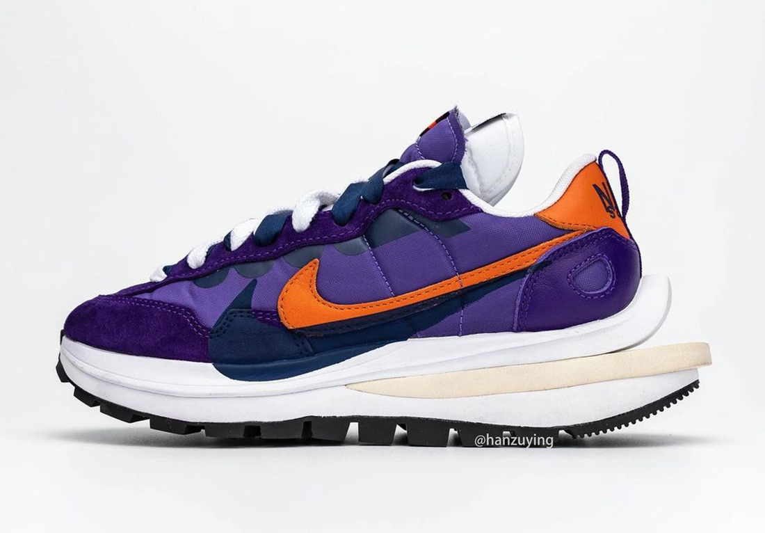 Sacai Nike VaporWaffle深色蝴蝶花紫色发布日期