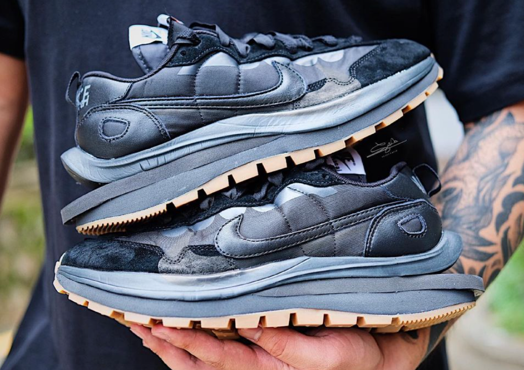 Sacai x Nike VaporWaffle Off黑色口香糖DD1875-001发布日期