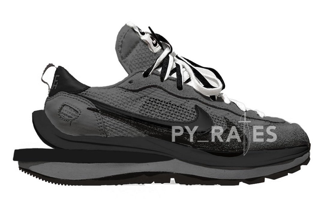 sacai Nike VaporWaffle黑色落款发布日期