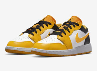 Air Jordan 1 Low GS “University Gold”出现在孩子们面前