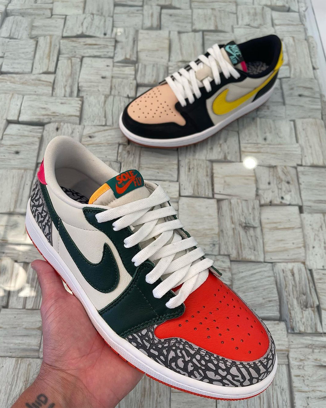 Air Jordan 1 Low OG What The SoleFly Sample