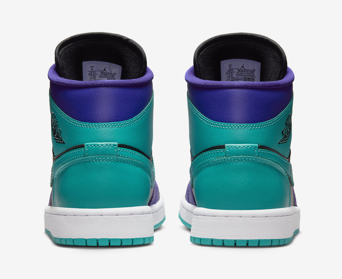 Air Jordan 1 Mid Black Grape BQ6472-502 Release Date