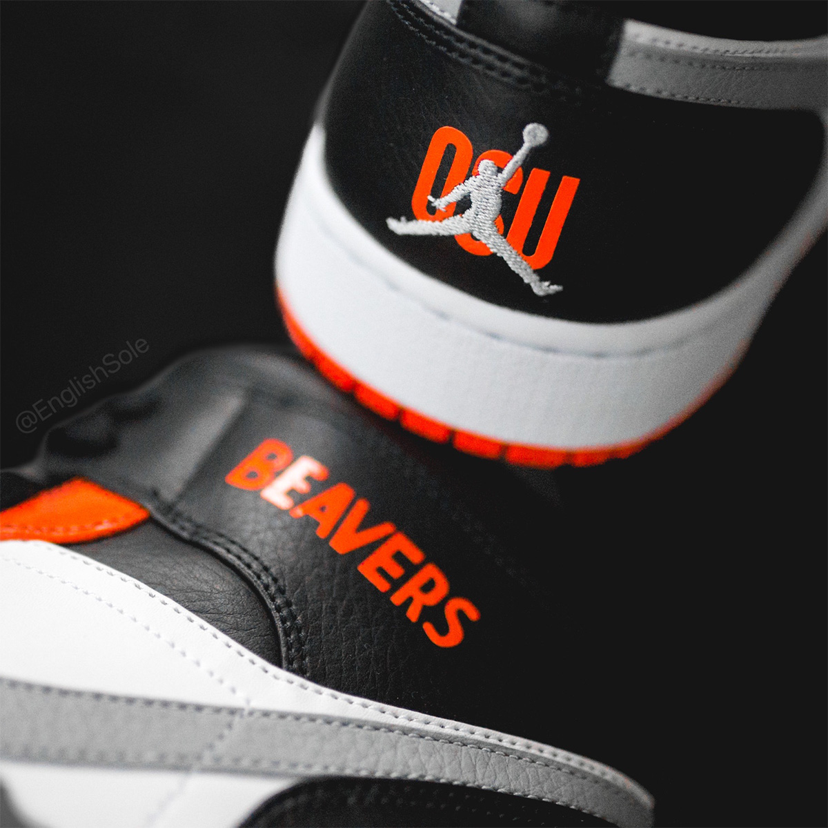 Air Jordan 1 Mid Oregon State Beavers PE