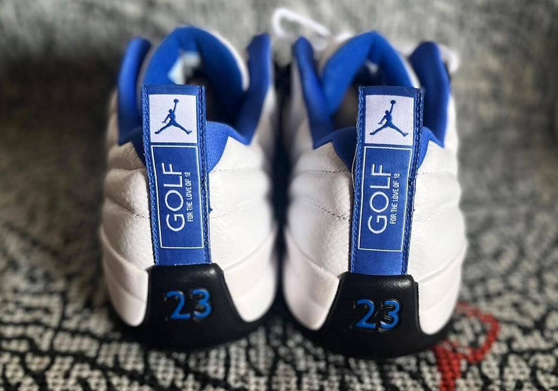 Air Jordan 12 Low Golf Laser White Blue Release Date