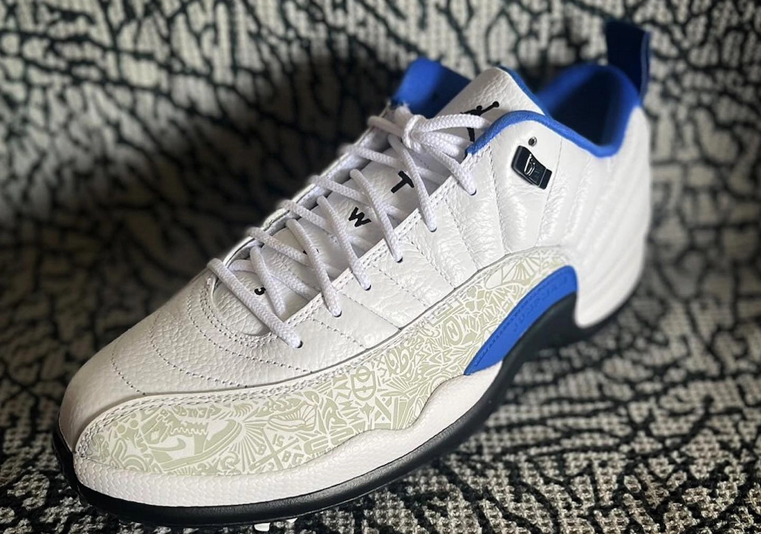 Air Jordan 12 Low Golf Laser White Blue Release Date