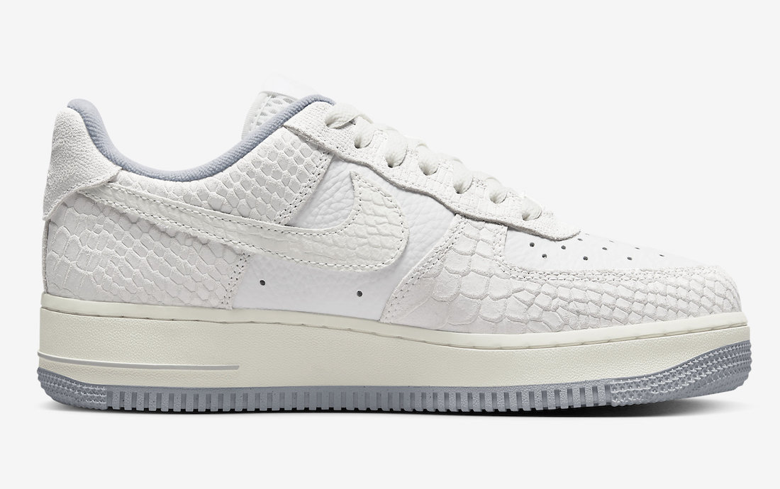 Nike Air Force 1 Low White Python Snake DX2678-100 Release Date