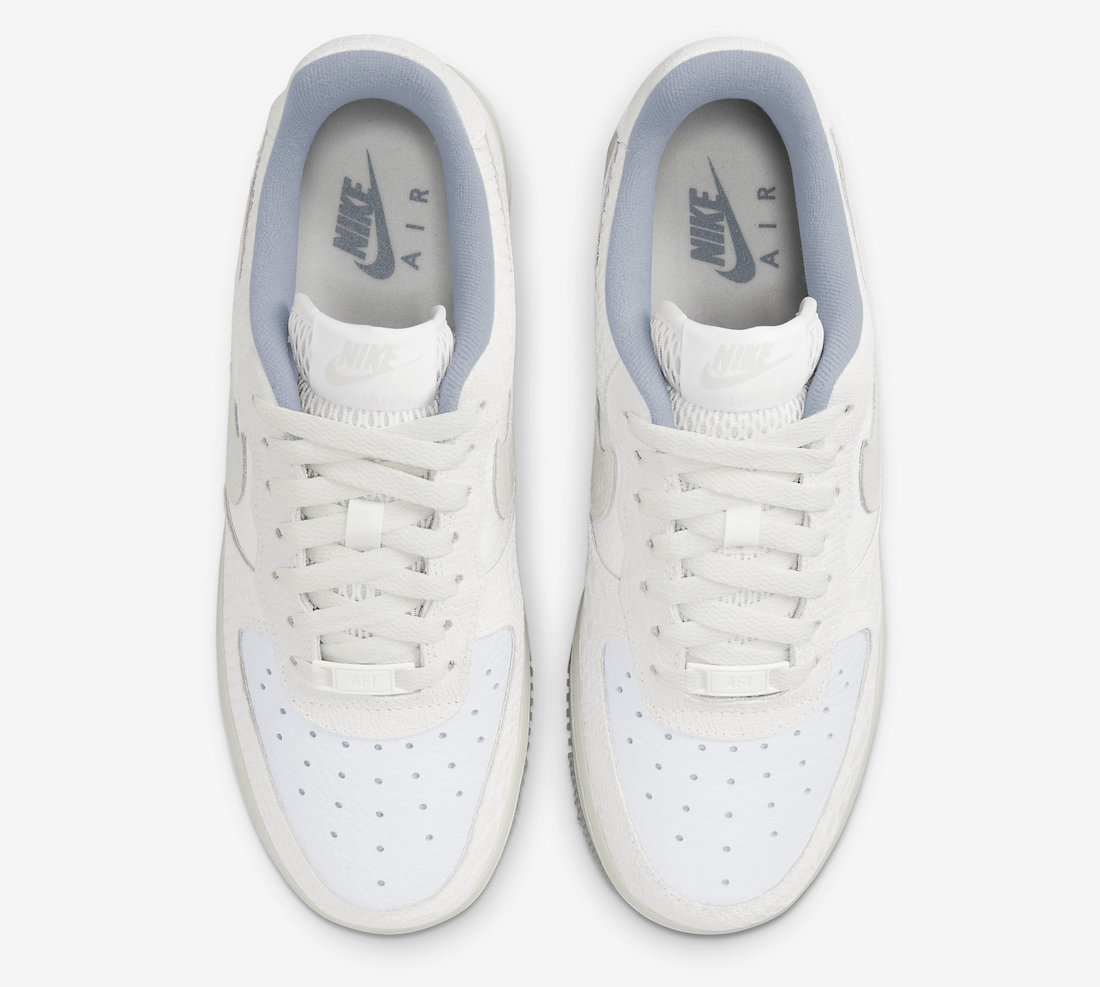 Nike Air Force 1 Low White Python Snake DX2678-100 Release Date