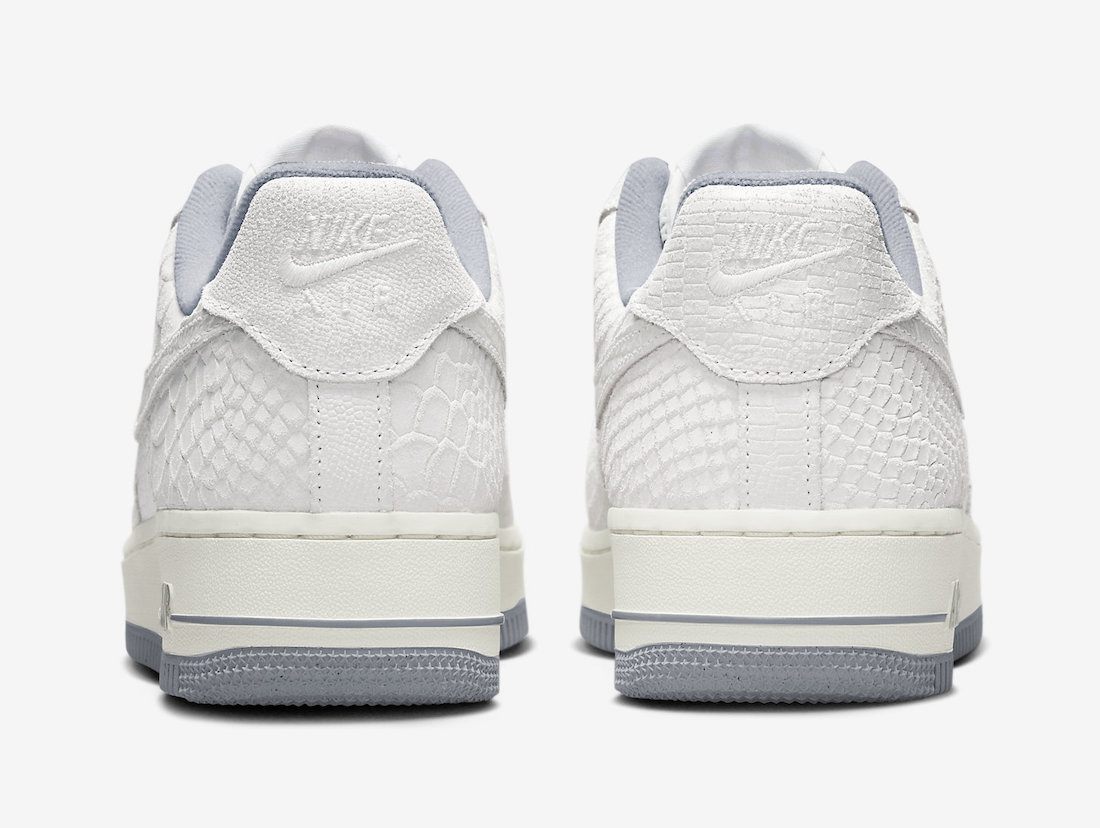 Nike Air Force 1 Low White Python Snake DX2678-100 Release Date