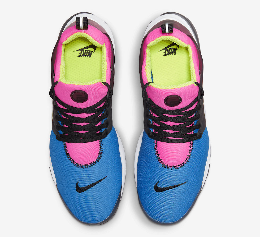 Nike Air Presto Pink Blue Volt DZ4390-400 Release Date