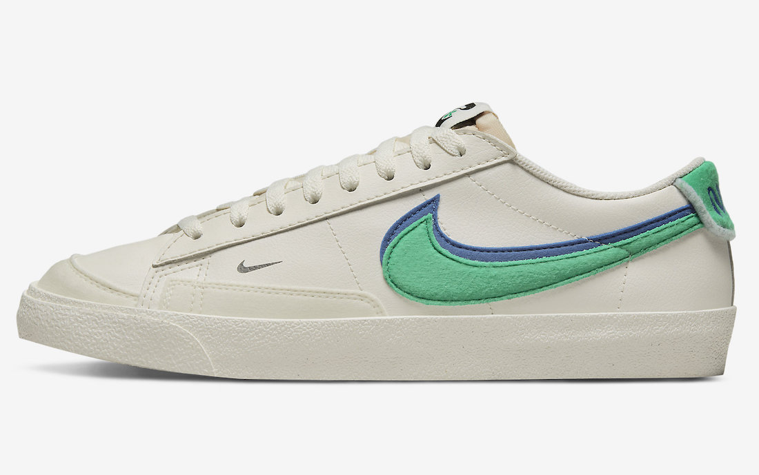 Nike Blazer Low Phantom Stadium Green Old Royal Black DO9777-001 Release Date