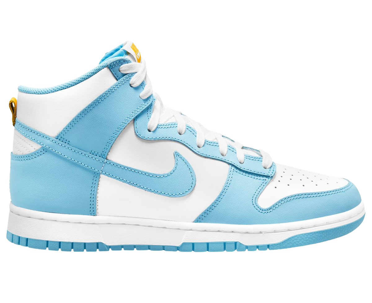 Nike Dunk High Blue Chill Amarillo DD1399-401 Release Date