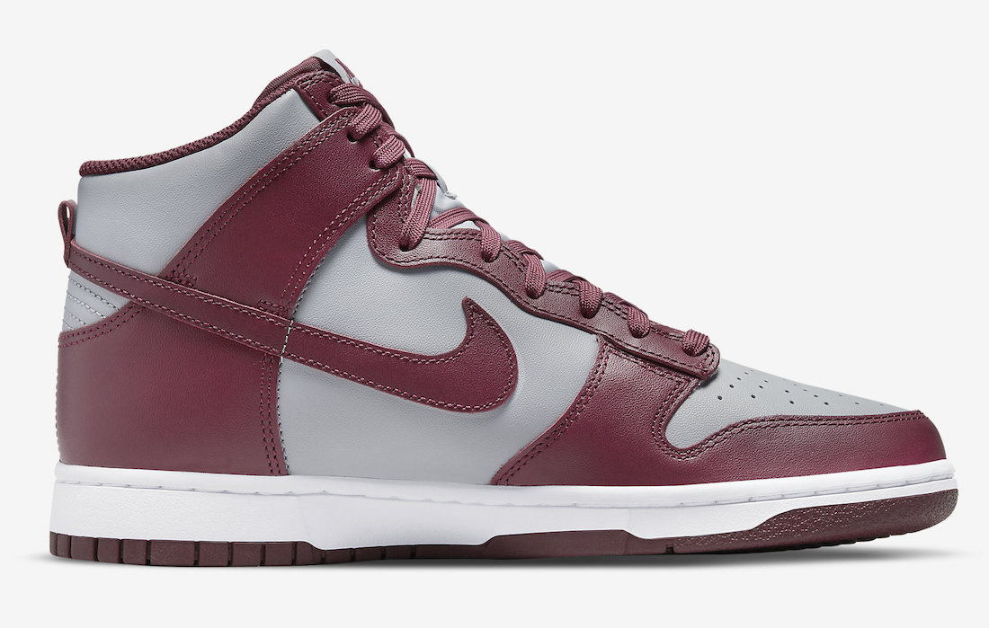 Nike Dunk High Dark Beetroot Wolf Grey DD1399-600 Release Date