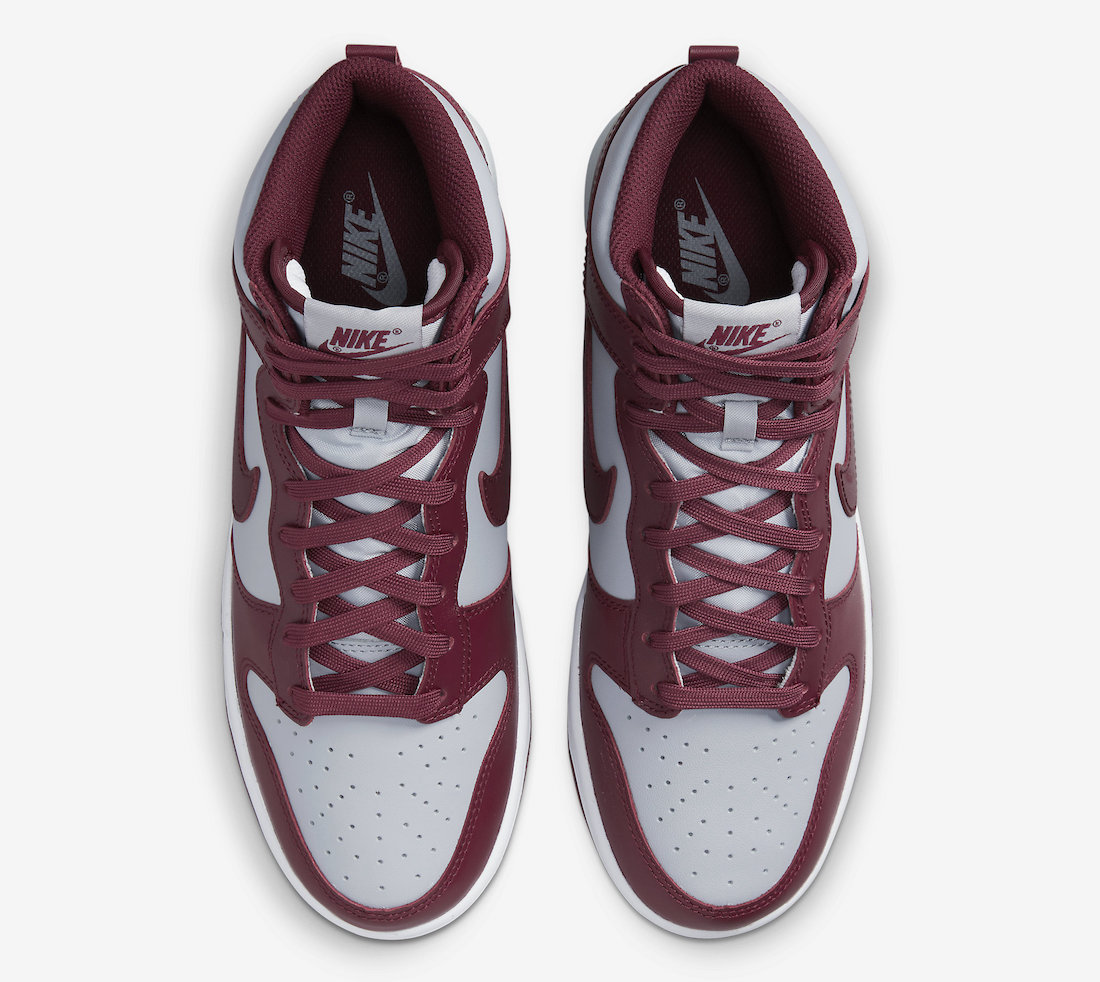 Nike Dunk High Dark Beetroot Wolf Grey DD1399-600 Release Date