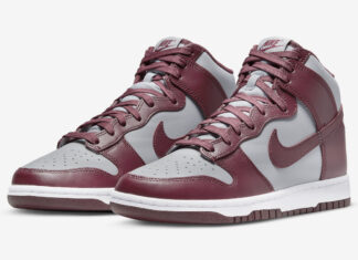 耐克Dunk High “Dark Beetroot “的官方照片