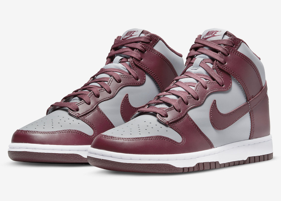 Nike Dunk High Dark Beetroot Wolf Grey DD1399-600 Release Date