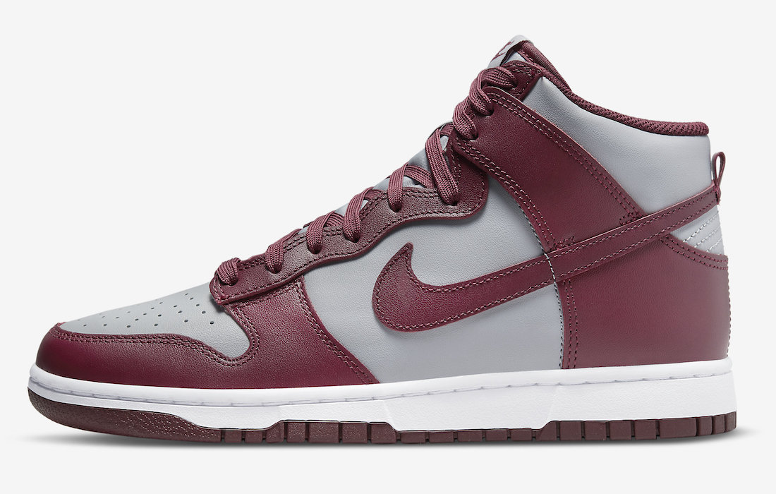 Nike Dunk High Dark Beetroot Wolf Grey DD1399-600 Release Date