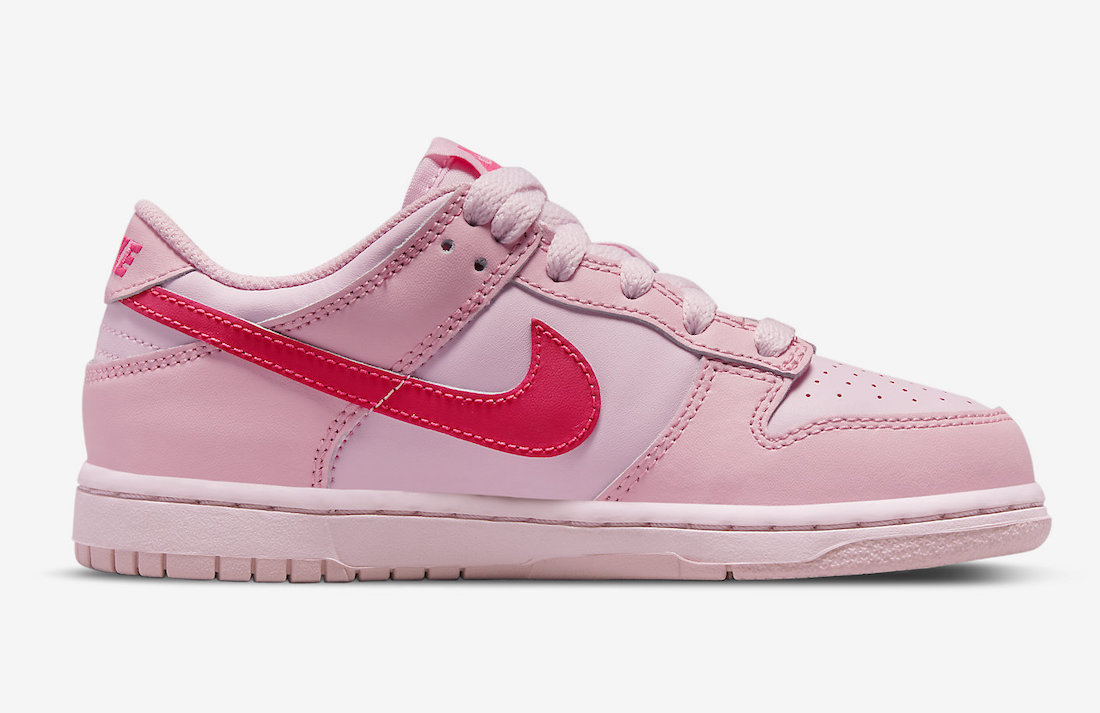 Nike Dunk Low GS Triple Pink DH9756-600 Release Date