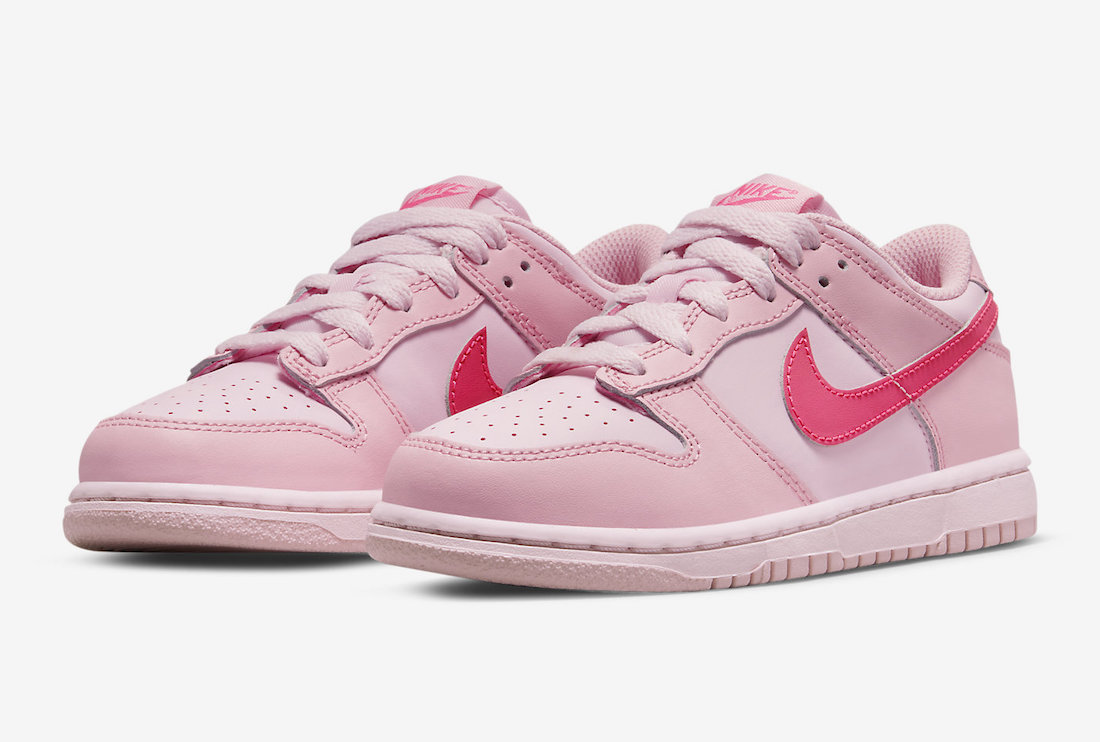 Nike Dunk Low GS Triple Pink DH9756-600 Release Date