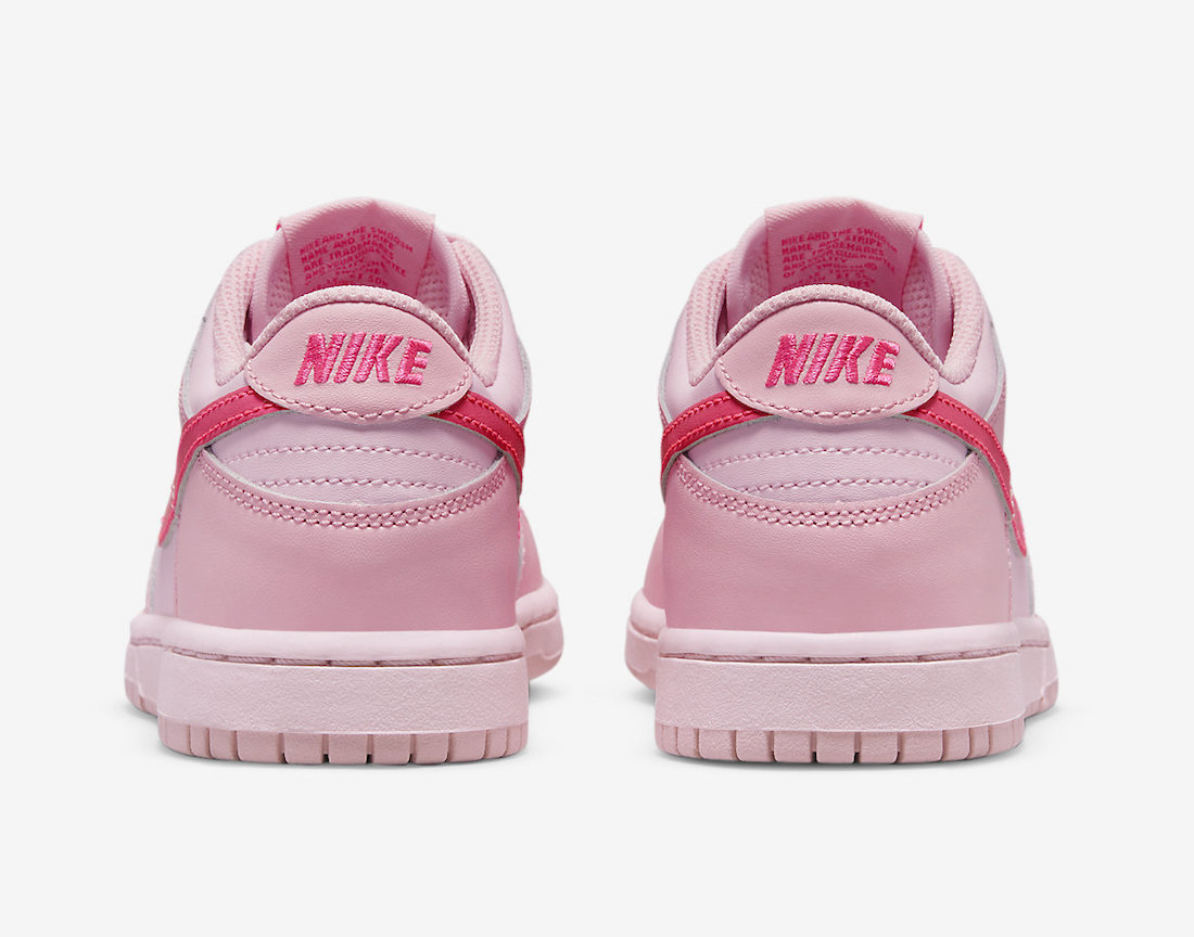 Nike Dunk Low GS Triple Pink DH9756-600 Release Date