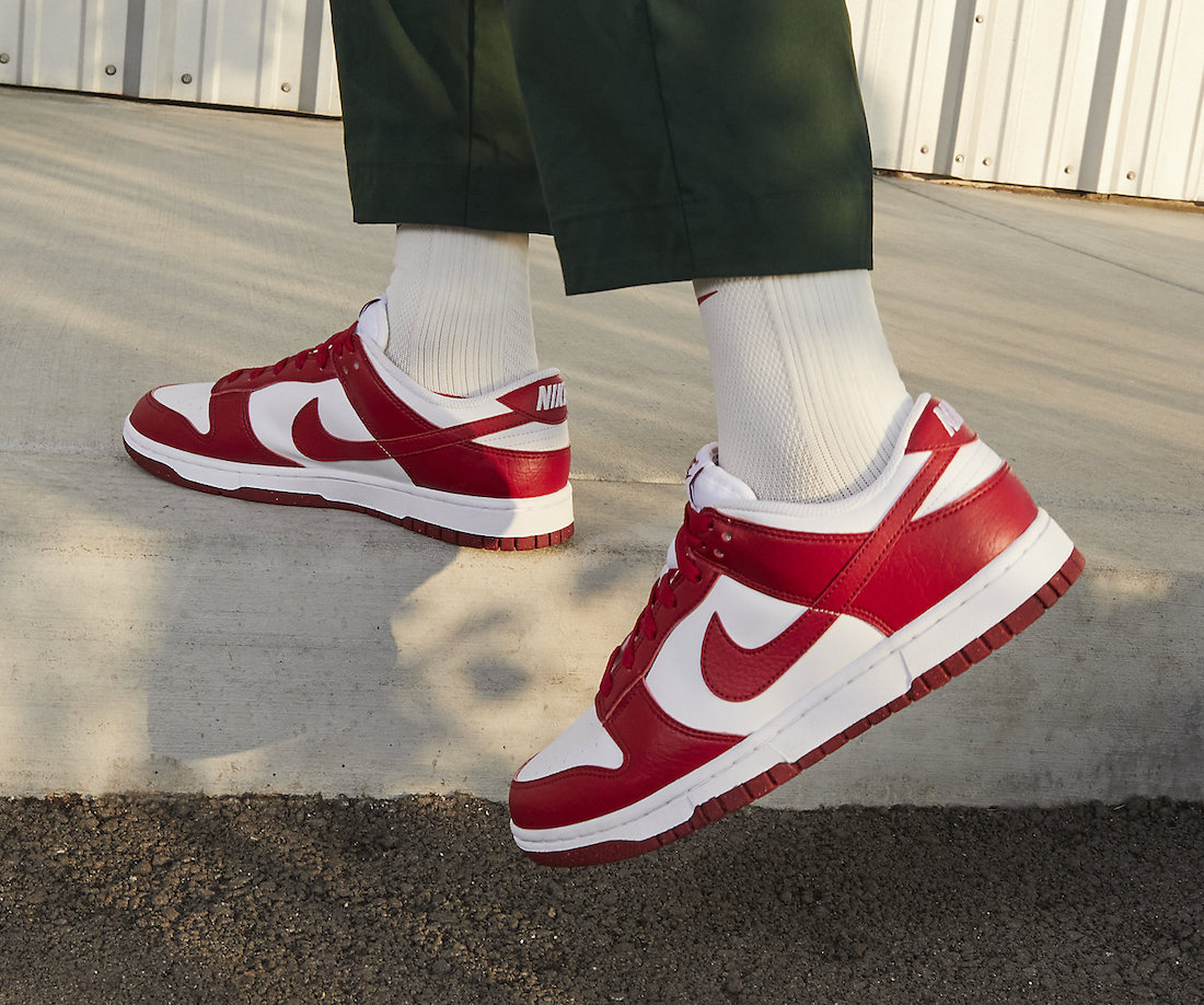 Nike Dunk Low Next Nature Gym Red DN1431-101 Release Date