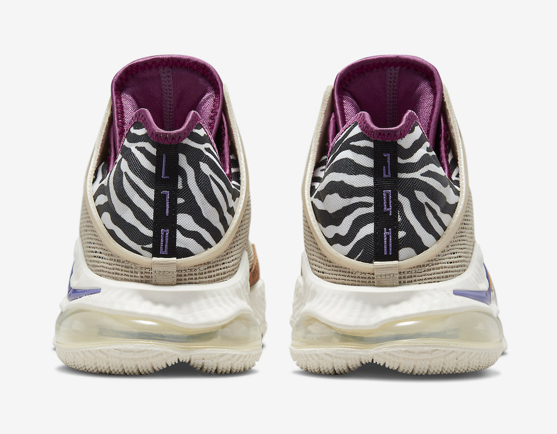 Nike LeBron 19 Low Safari DM1058-200 Release Date