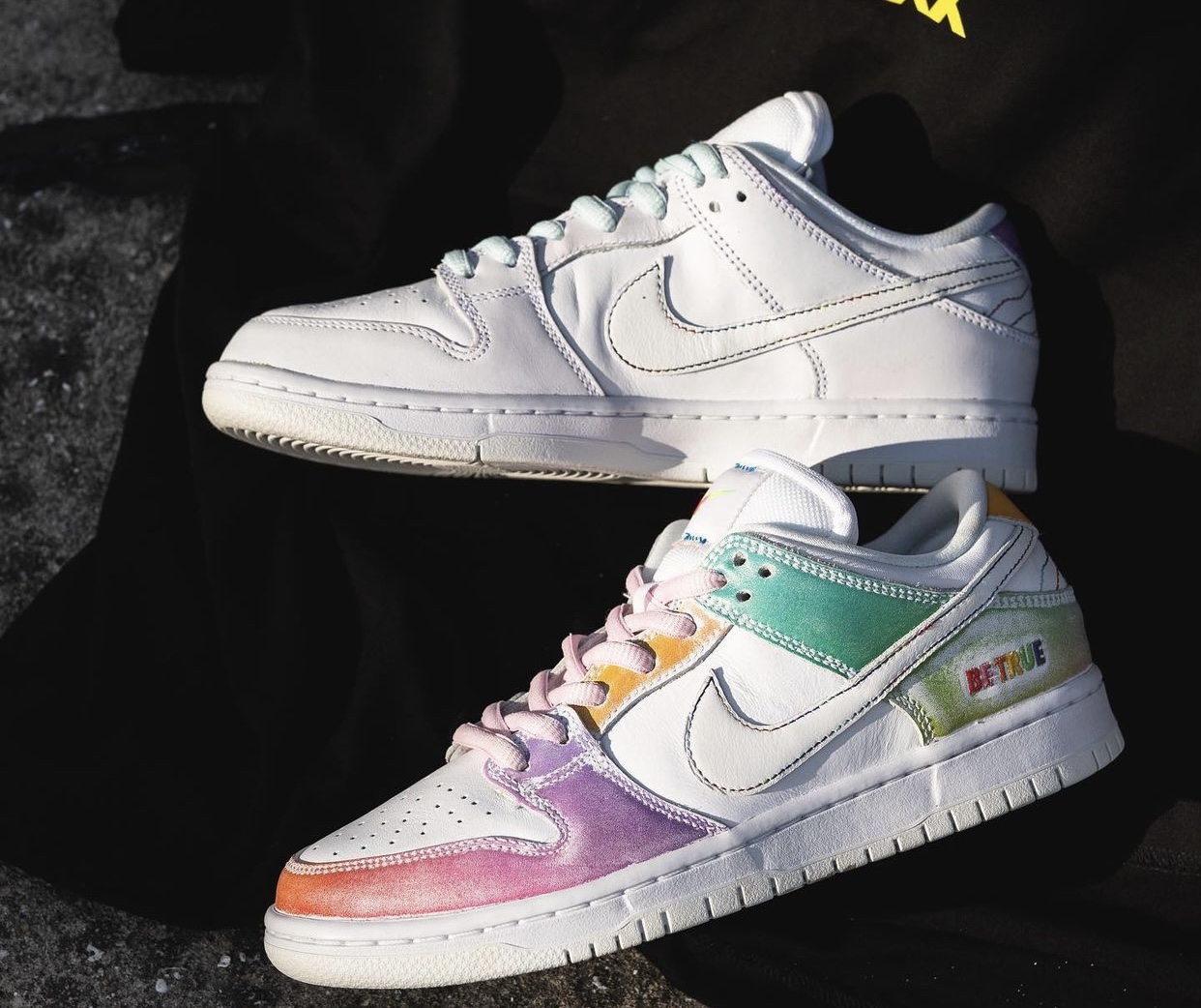 Nike SB Dunk Low Be True 2022 DR4876-100 Release Date On-Foot