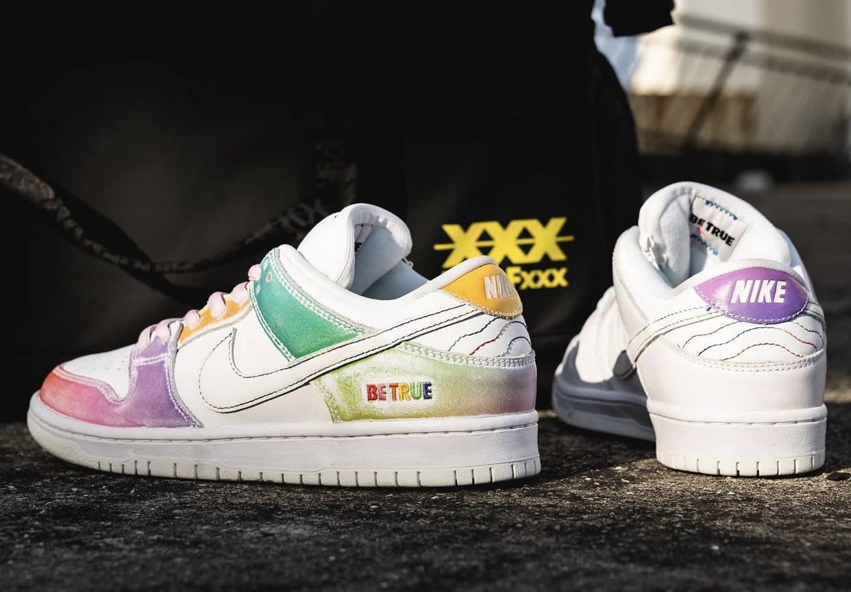 Nike SB Dunk Low Be True 2022 DR4876-100 Release Date On-Foot