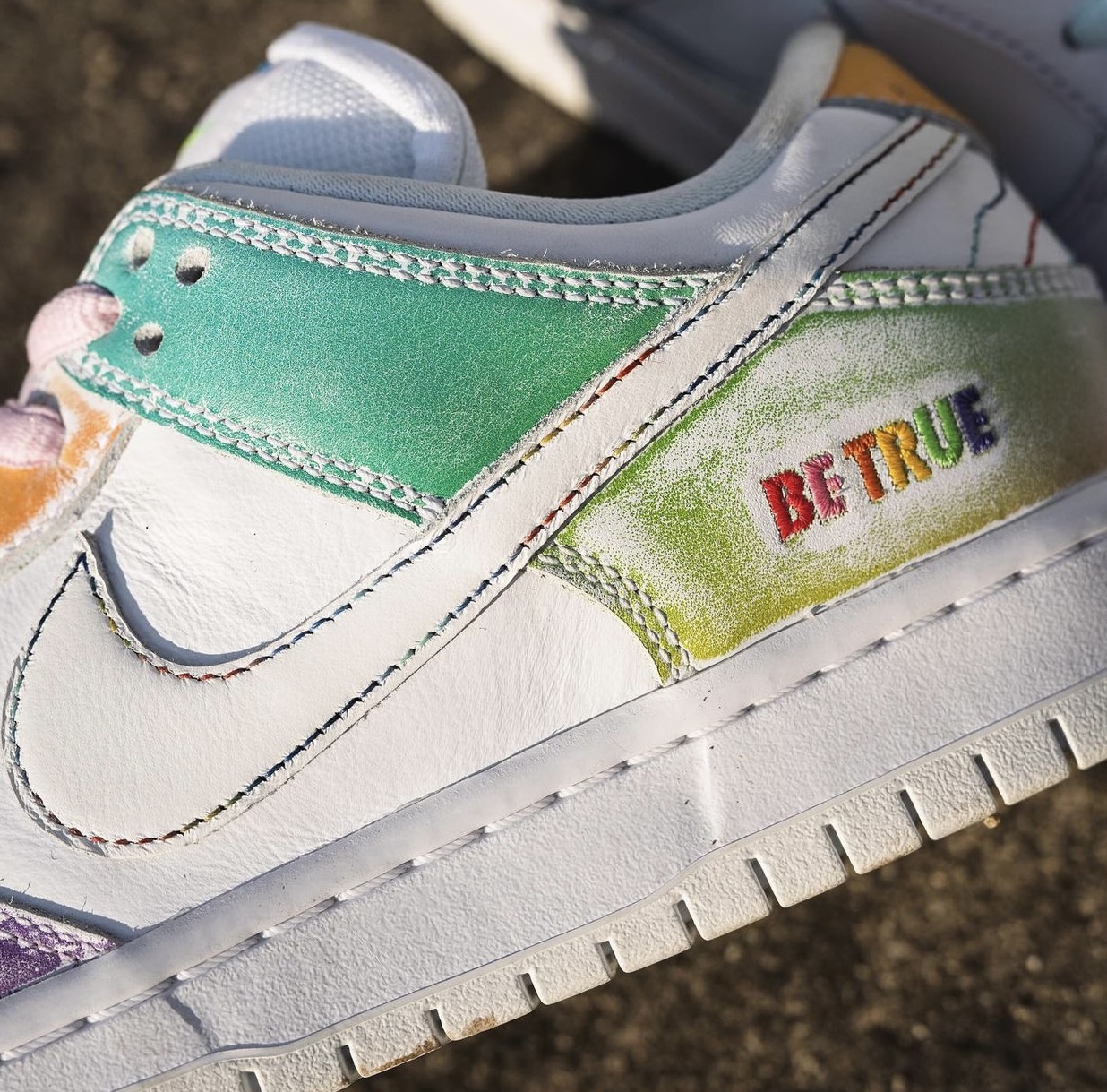 Nike SB Dunk Low Be True 2022 DR4876-100 Release Date On-Foot