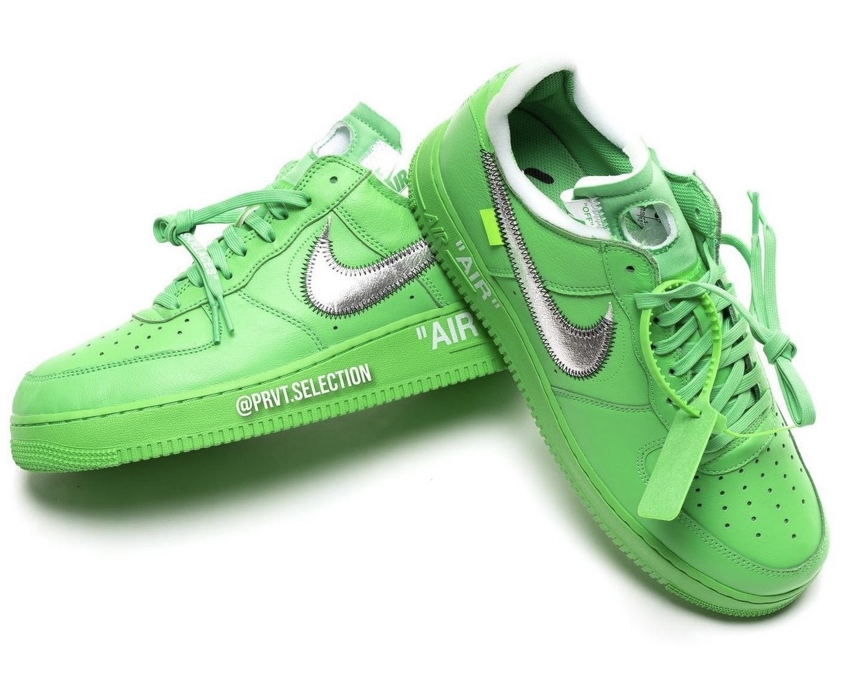 Off-White Nike Air Force 1 Low Green BKM DX1419-300 Release Date