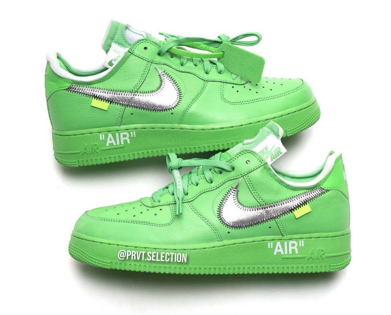 Off-White Nike Air Force 1 Low Green BKM DX1419-300 Release Date