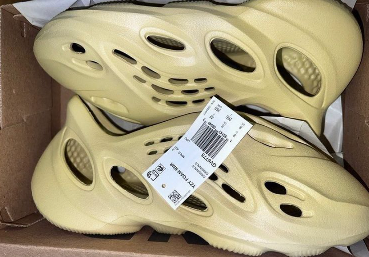 阿迪达斯Yeezy泡沫流道硫磺GV6775上市日期