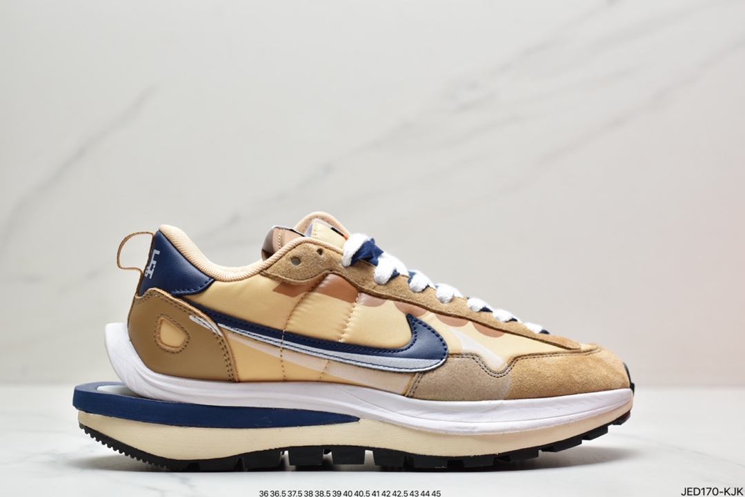 耐克Nike Ldwaffle / Sacai日式解构美学联名重叠双钩解构华夫变形双底休闲慢跑鞋