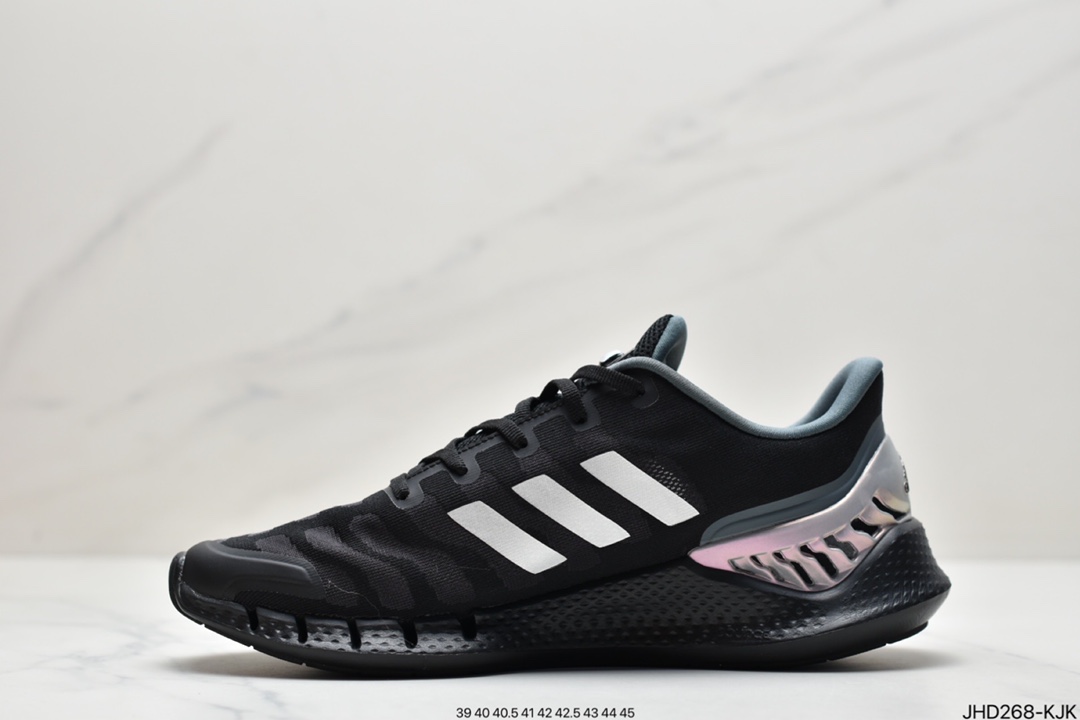 跑鞋, 慢跑鞋, FW1224, Climacool, Adidas - 阿迪达斯adidas Climacool 2020 M 清风高弹系列超轻量休闲运动慢跑鞋“黑钛钢灰” 货号：FW1224